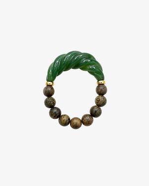 Oud Jade Cord Ring