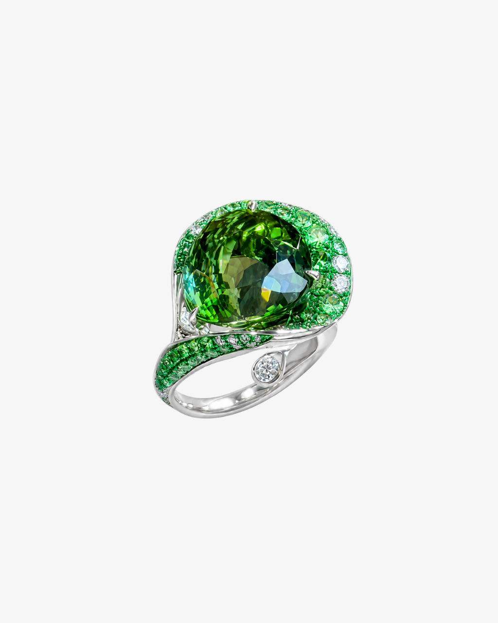 Jardin Green Tourmaline Ring