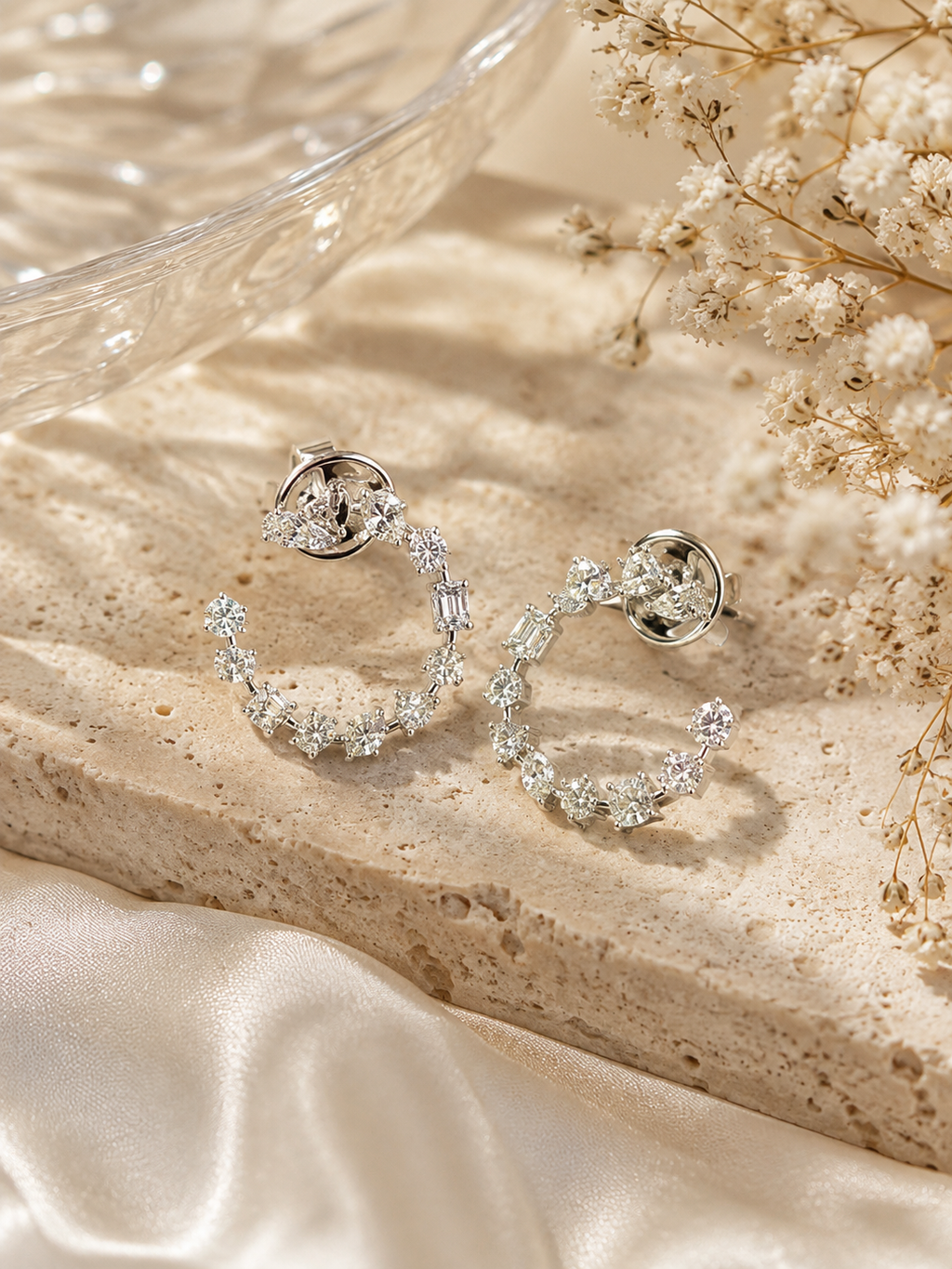 Mosaïque Diamond Hoops
