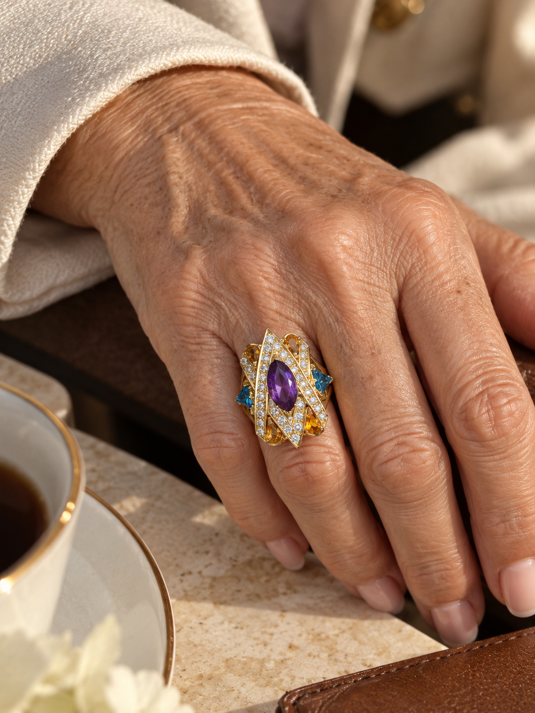 Carnival Gemstone Ring