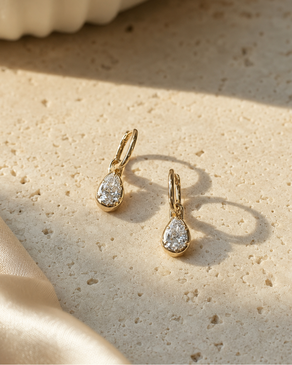 Larme Convertible Huggie Earrings
