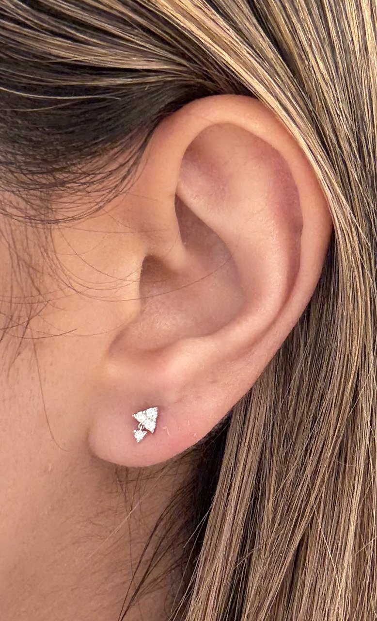 Asteria Diamond Flatback Earring