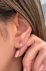 Lumina Teardrop Diamond Flatback Earring