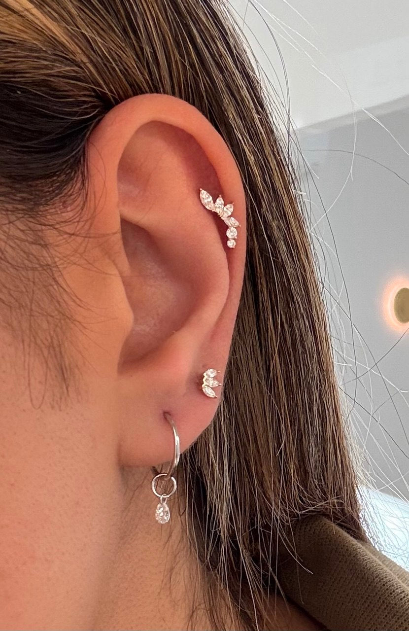 Clarté Diamond Hoop