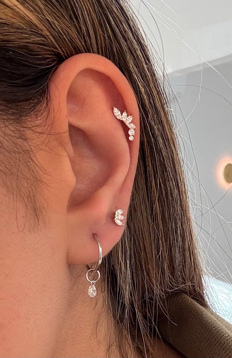 Clarté Diamond Hoop