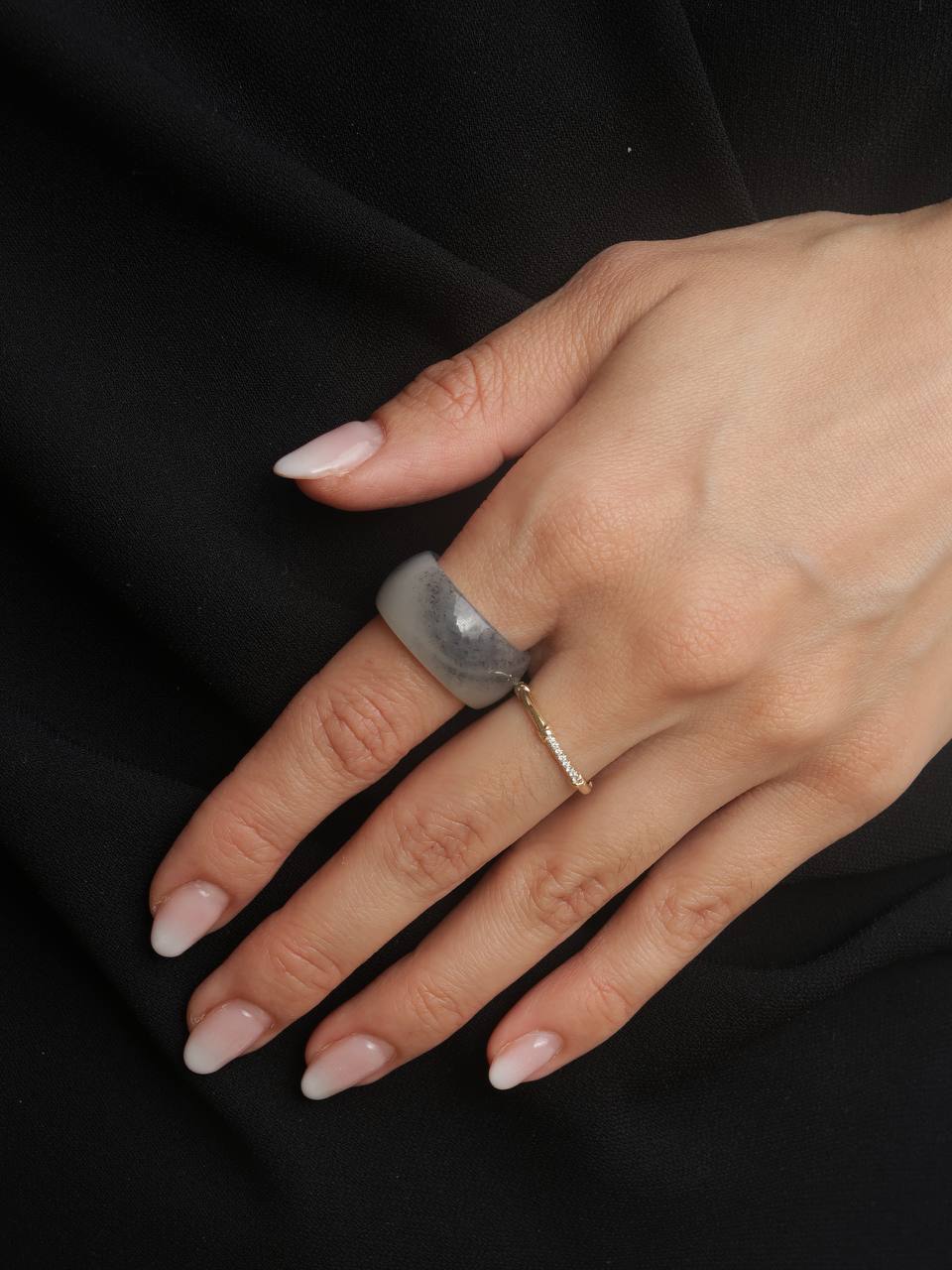 Midnight Jade Ring
