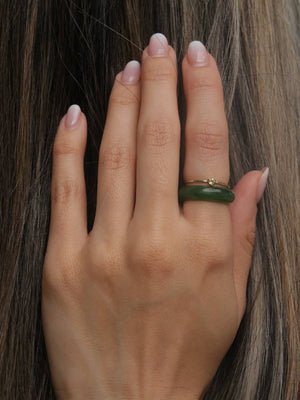 Verdant Jade Ring