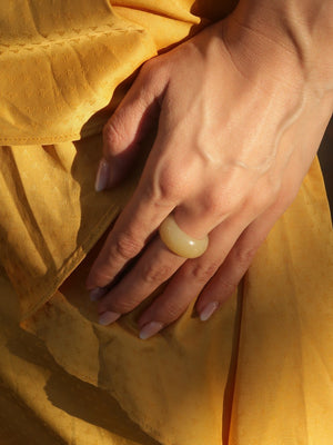 Honey Jade Ring