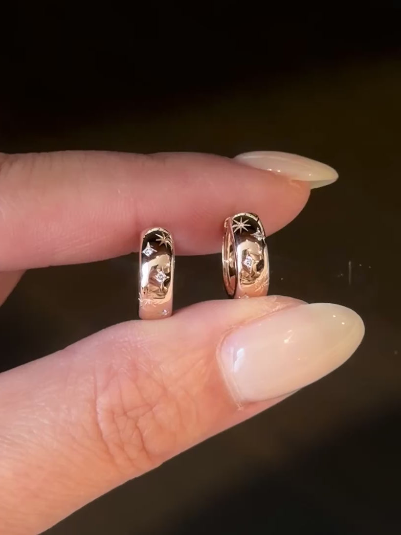 Stellar Huggie Earring