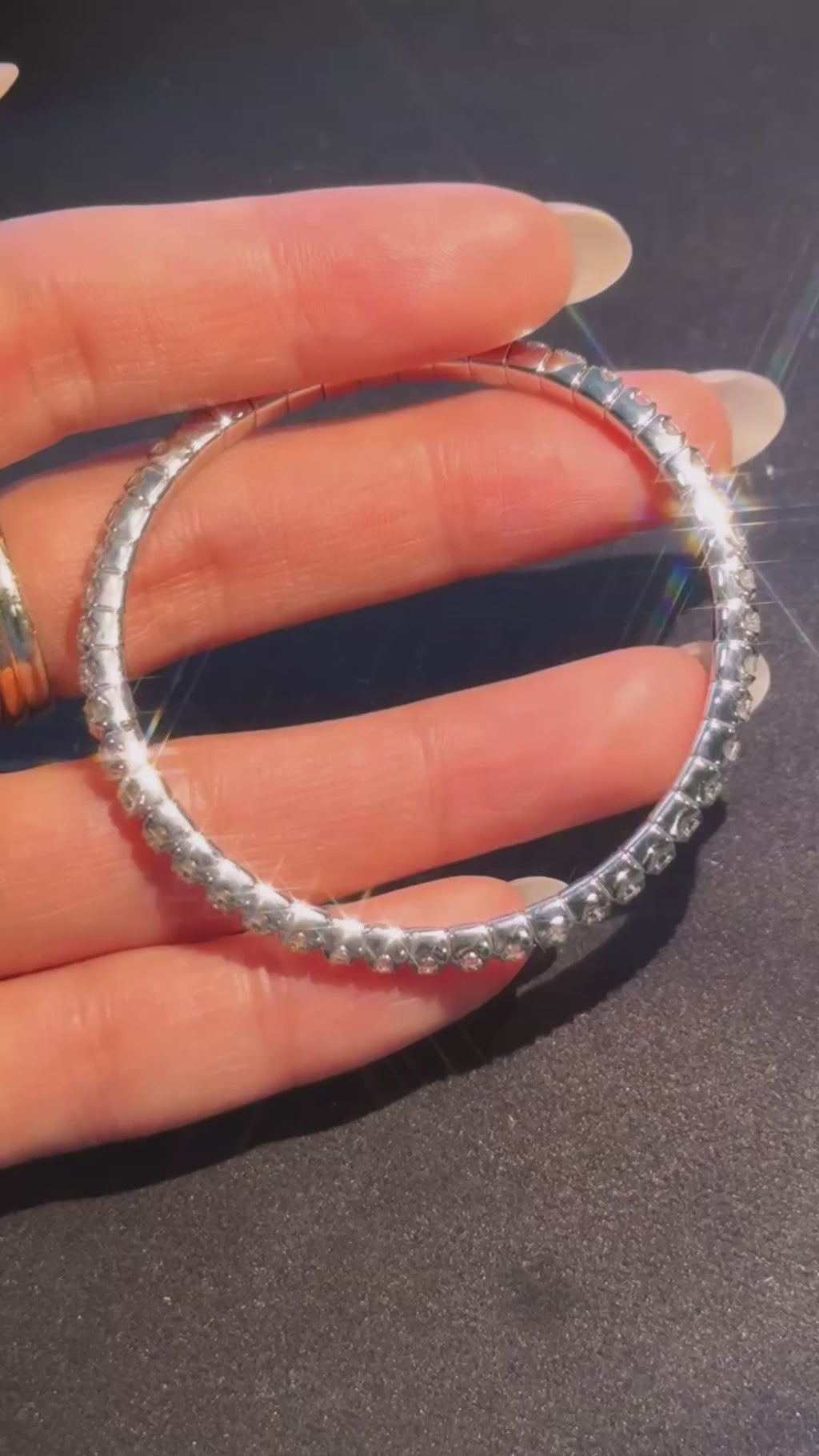 3ct Spring Flex Tennis Bracelet