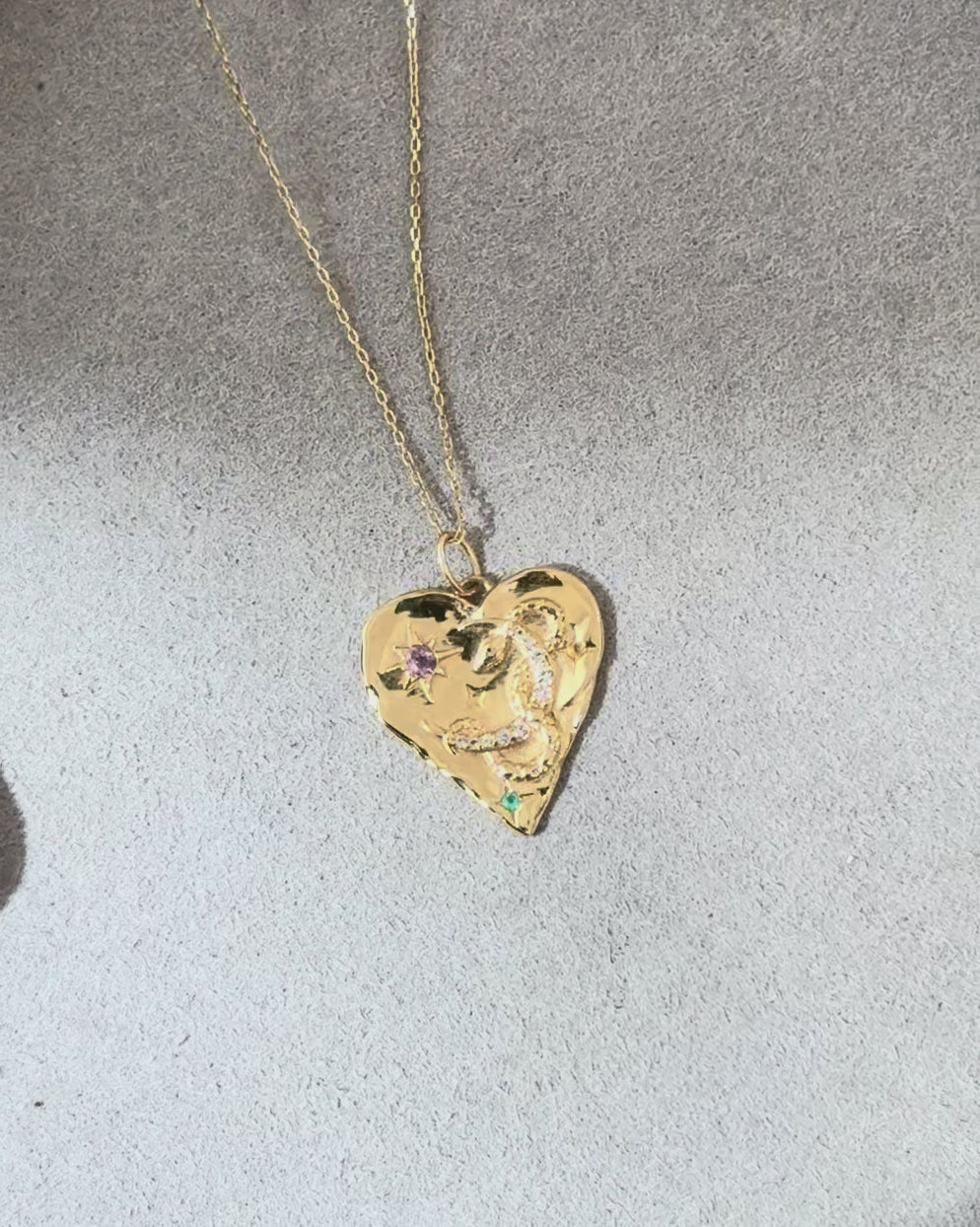 Serpent Constellation Amulet Necklace