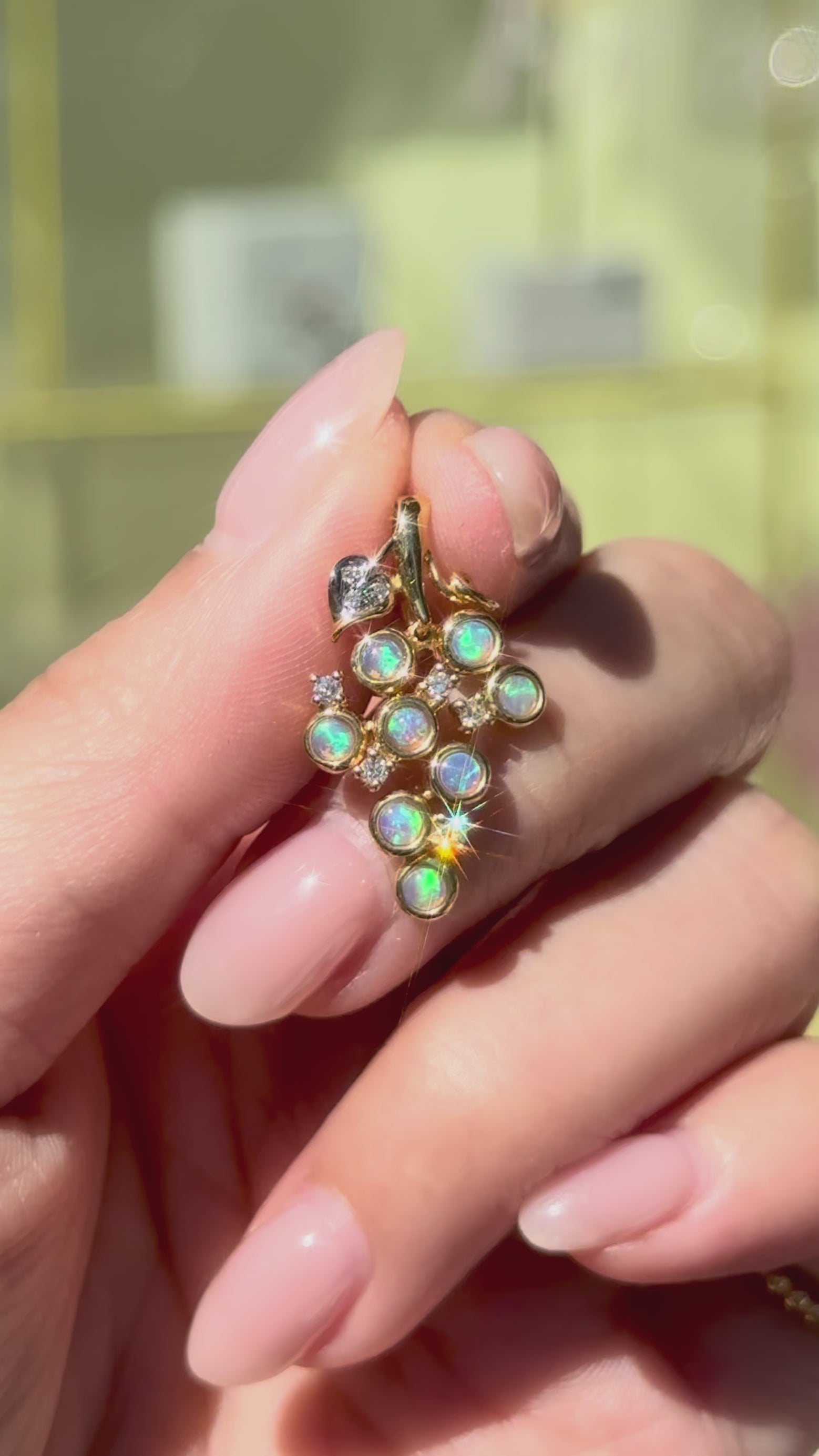 Grappe Opal Pendant