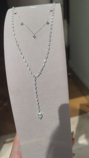 L'Elégance Marquise Drop Necklace