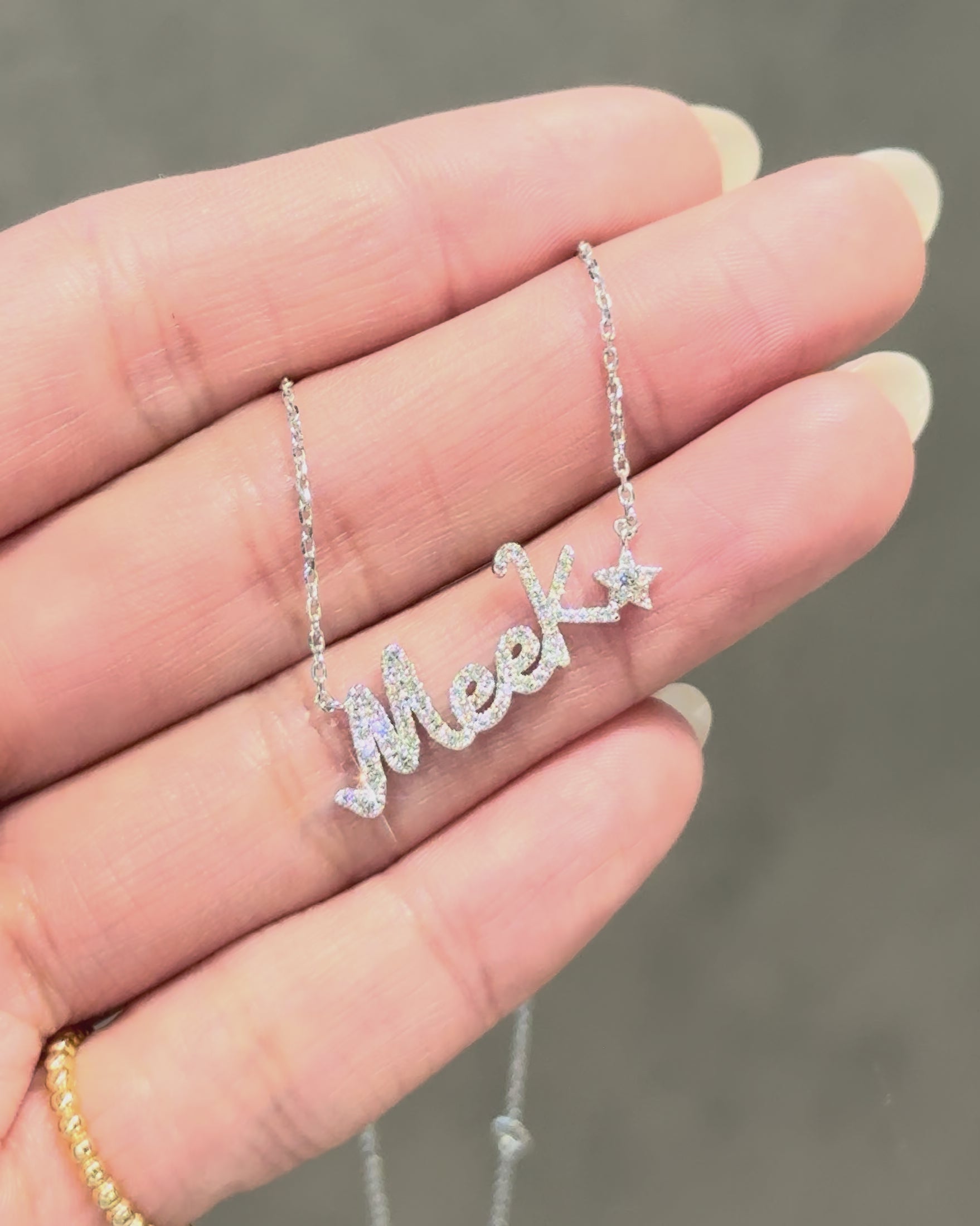 Dear Nameplate Necklace