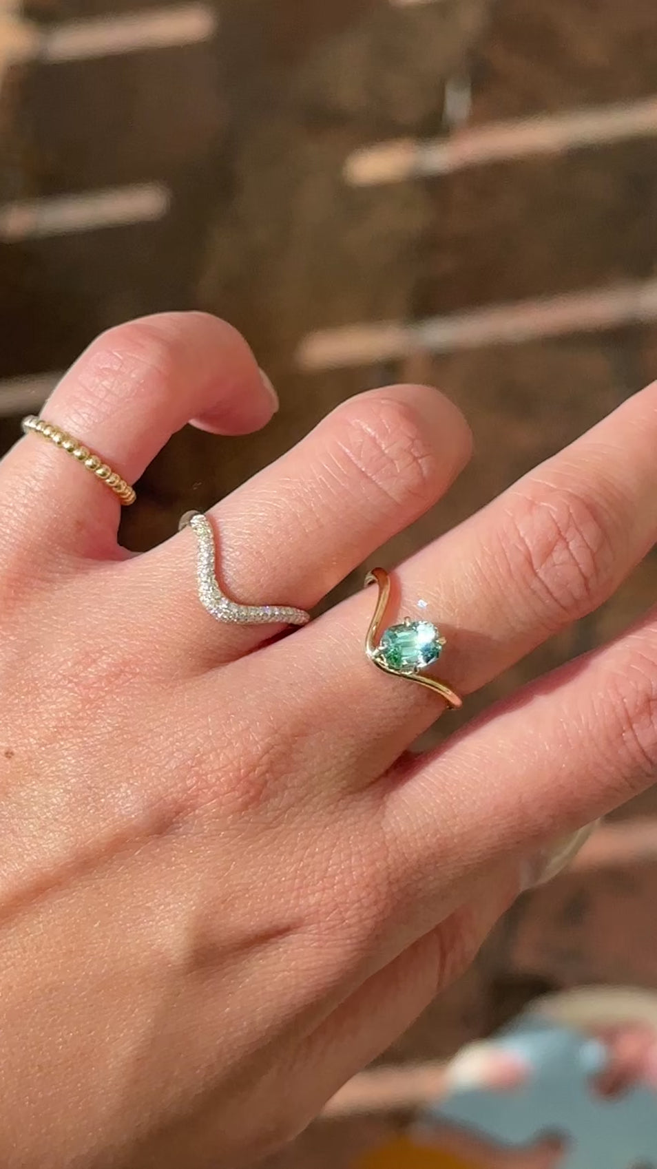 Crescent Curve Ring