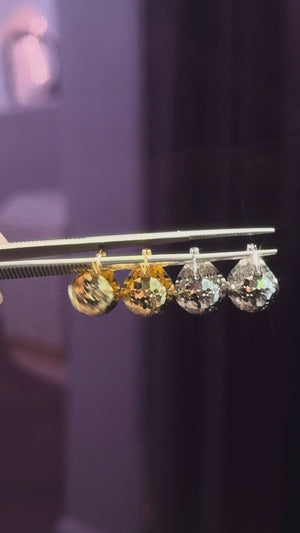 Aurora Disc Drop Earrings