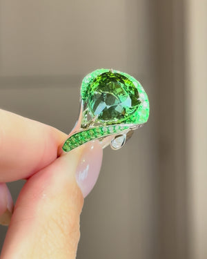Jardin Green Tourmaline Ring
