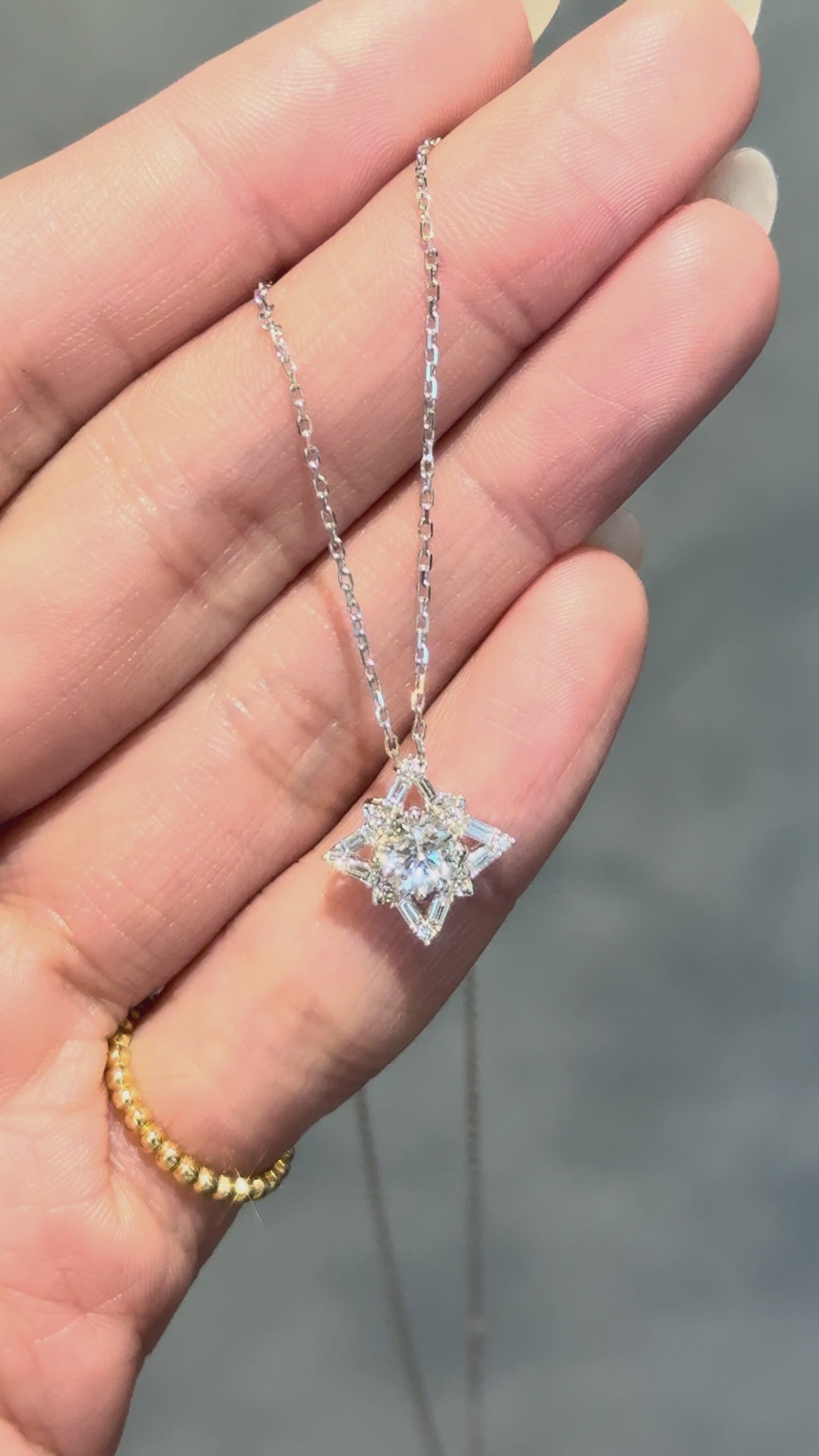 Lumina Compass Diamond Necklace