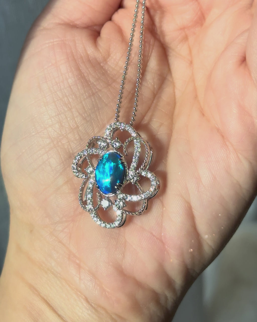 Minuit Opal Necklace