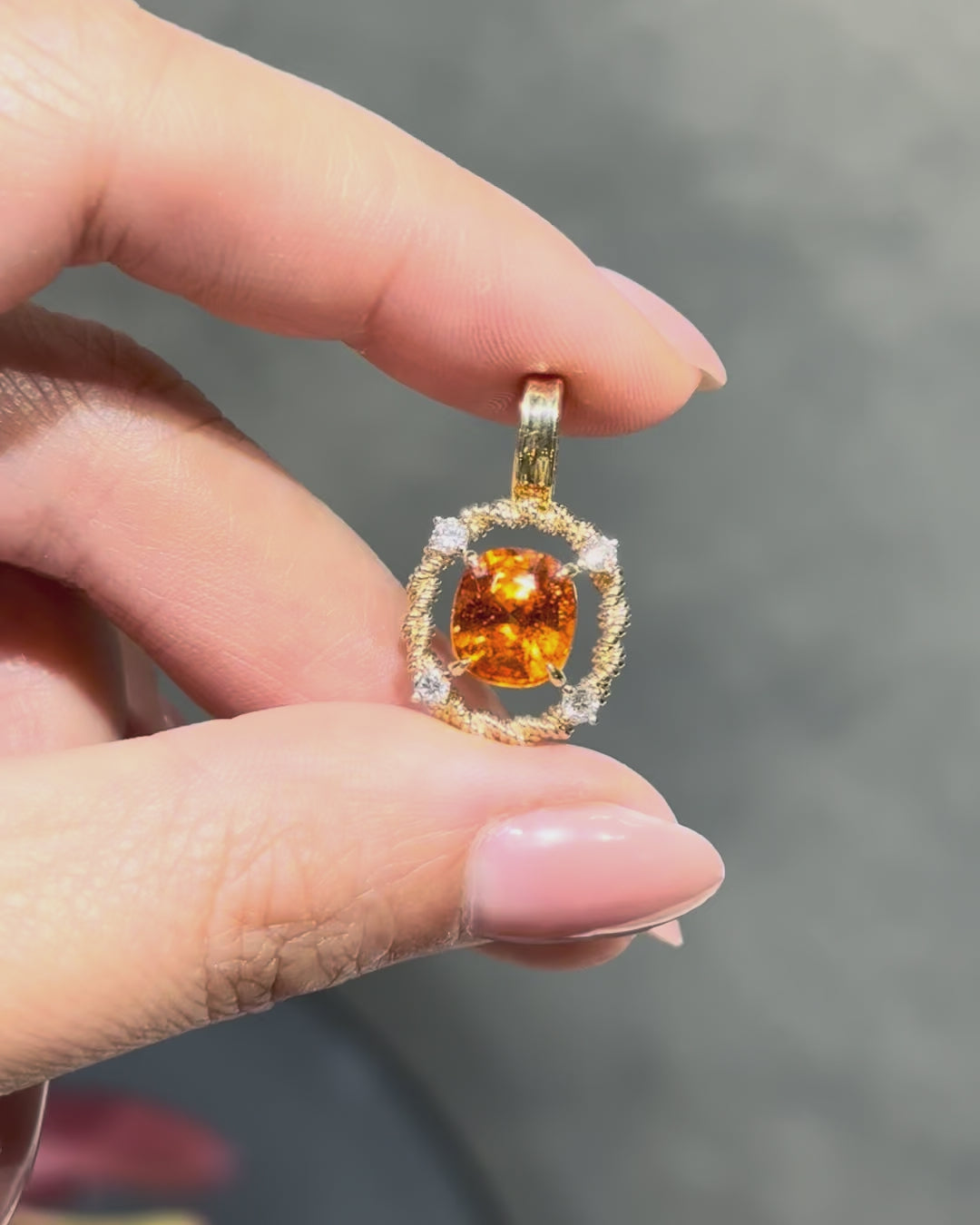 Mandarine Spessartine Pendant