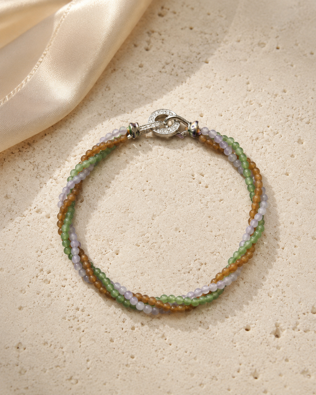 Torsade Jade Bracelet