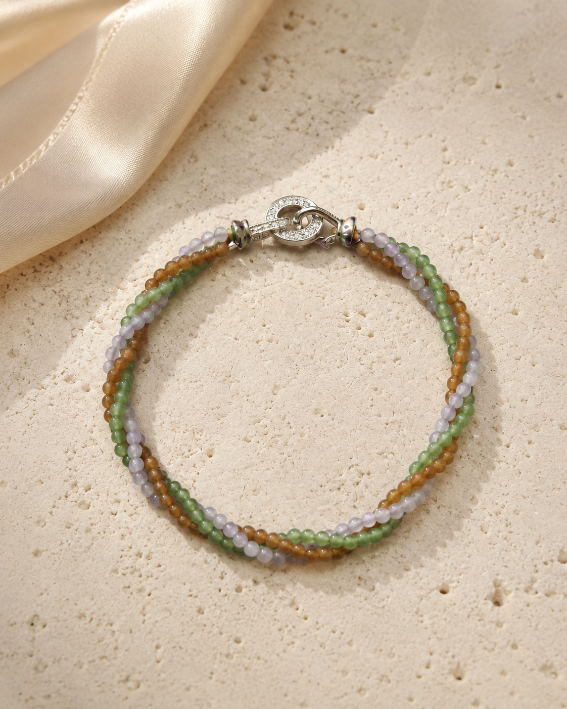 Torsade Jade Bracelet
